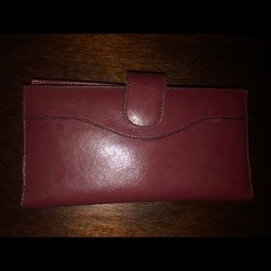 *Vintage* Burgandy Leather Wallet